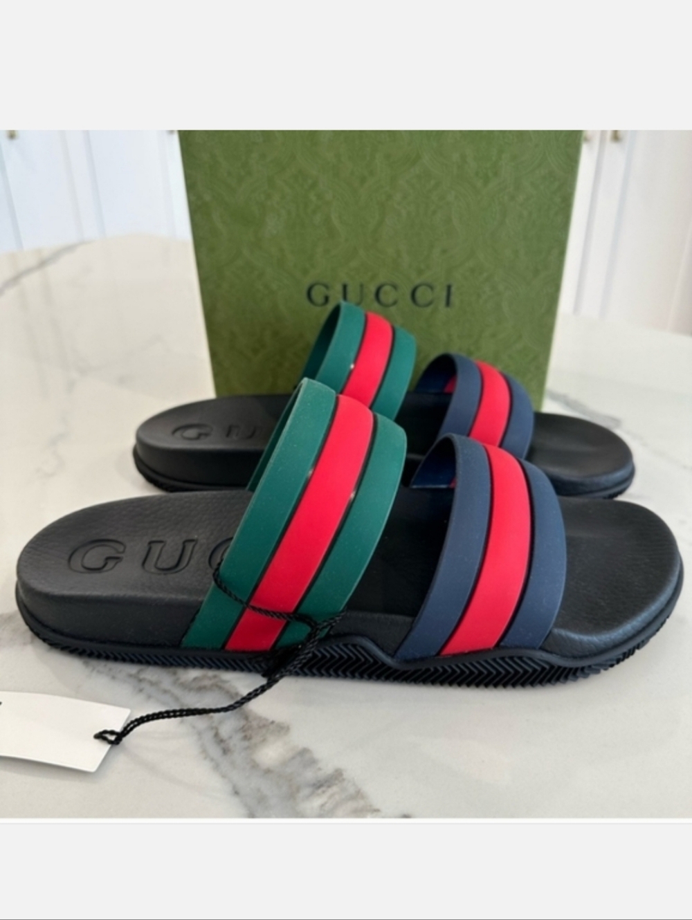 Men's Gucci Slides💯 Auth - Picture 3 of 11